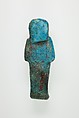 Worker Shabti of Henettawy (C), Daughter of Isetemkheb, Faience