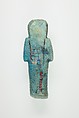Worker Shabti of Henettawy (C), Daughter of Isetemkheb, Faience