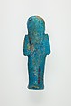 Worker Shabti of Henettawy (C), Daughter of Isetemkheb, Faience