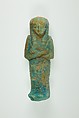 Worker Shabti of Henettawy (C), Daughter of Isetemkheb, Faience