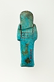 Worker Shabti of Henettawy (C), Daughter of Isetemkheb, Faience