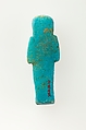 Worker Shabti of Henettawy (C), Daughter of Isetemkheb, Faience