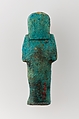 Worker Shabti of Henettawy (C), Daughter of Isetemkheb, Faience