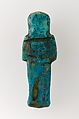 Worker Shabti of Henettawy (C), Daughter of Isetemkheb, Faience