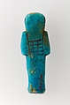 Worker Shabti of Henettawy (C), Daughter of Isetemkheb, Faience
