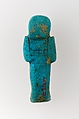 Worker Shabti of Henettawy (C), Daughter of Isetemkheb, Faience