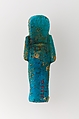 Worker Shabti of Henettawy (C), Daughter of Isetemkheb, Faience