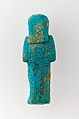 Worker Shabti of Henettawy (C), Daughter of Isetemkheb, Faience