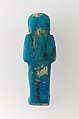 Worker Shabti of Henettawy (C), Daughter of Isetemkheb, Faience