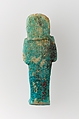Worker Shabti of Henettawy (C), Daughter of Isetemkheb, Faience