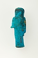 Overseer Shabti of Henettawy (C), Daughter of Isetemkheb, Faience
