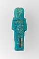 Worker Shabti of Henettawy (C), Daughter of Isetemkheb, Faience