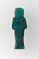 Worker Shabti of Henettawy (C), Daughter of Isetemkheb, Faience