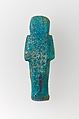 Worker Shabti of Henettawy (C), Daughter of Isetemkheb, Faience