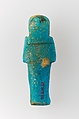 Worker Shabti of Henettawy (C), Daughter of Isetemkheb, Faience