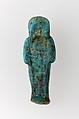 Worker Shabti of Henettawy (C), Daughter of Isetemkheb, Faience
