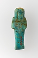 Worker Shabti of Henettawy (C), Daughter of Isetemkheb, Faience