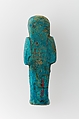 Worker Shabti of Henettawy (C), Daughter of Isetemkheb, Faience
