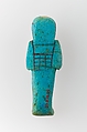 Worker Shabti of Henettawy (C), Daughter of Isetemkheb, Faience