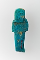 Worker Shabti of Henettawy (C), Daughter of Isetemkheb, Faience