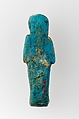 Worker Shabti of Henettawy (C), Daughter of Isetemkheb, Faience