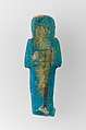 Worker Shabti of Henettawy (C), Daughter of Isetemkheb, Faience