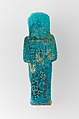 Worker Shabti of Henettawy (C), Daughter of Isetemkheb, Faience