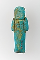 Worker Shabti of Henettawy (C), Daughter of Isetemkheb, Faience