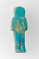 Worker Shabti of Henettawy (C), Daughter of Isetemkheb, Faience