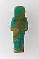 Worker Shabti of Henettawy (C), Daughter of Isetemkheb, Faience