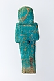 Worker Shabti of Henettawy (C), Daughter of Isetemkheb, Faience