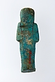 Worker Shabti of Henettawy (C), Daughter of Isetemkheb, Faience