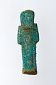 Worker Shabti of Henettawy (C), Daughter of Isetemkheb, Faience