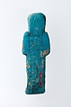 Worker Shabti of Henettawy (C), Daughter of Isetemkheb, Faience