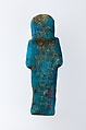 Worker Shabti of Henettawy (C), Daughter of Isetemkheb, Faience