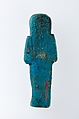 Worker Shabti of Henettawy (C), Daughter of Isetemkheb, Faience