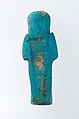 Worker Shabti of Henettawy (C), Daughter of Isetemkheb, Faience