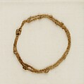 Knotted bracelet, Linen