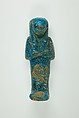 Worker Shabti of Henettawy (C), Daughter of Isetemkheb, Faience