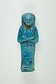 Worker Shabti of Henettawy (C), Daughter of Isetemkheb, Faience