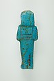 Worker Shabti of Henettawy (C), Daughter of Isetemkheb, Faience
