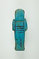 Worker Shabti of Henettawy (C), Daughter of Isetemkheb, Faience