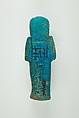 Worker Shabti of Henettawy (C), Daughter of Isetemkheb, Faience