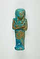 Worker Shabti of Henettawy (C), Daughter of Isetemkheb, Faience