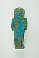 Worker Shabti of Henettawy (C), Daughter of Isetemkheb, Faience