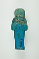 Worker Shabti of Henettawy (C), Daughter of Isetemkheb, Faience