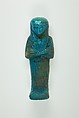Worker Shabti of Henettawy (C), Daughter of Isetemkheb, Faience