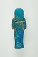 Worker Shabti of Henettawy (C), Daughter of Isetemkheb, Faience