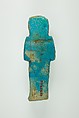 Worker Shabti of Henettawy (C), Daughter of Isetemkheb, Faience