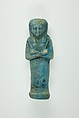 Worker Shabti of Henettawy (C), Daughter of Isetemkheb, Faience